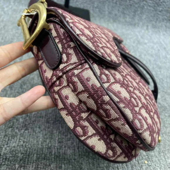 100% Authentic Dior Saddle Small Cloth Crossbody Bag - Picture 10 of 16